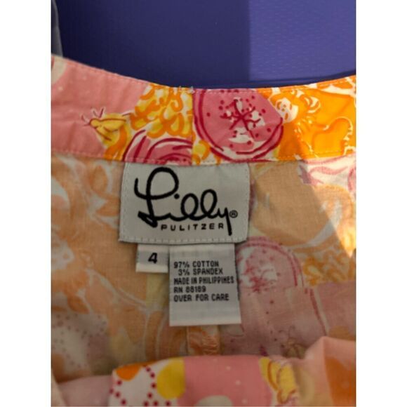 White label Lilly Pulitzer capris size 4 C17-17 - Picture 3 of 3